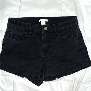 Black H&M Jean Shorts
